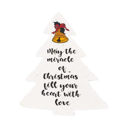 Seed paper card | Christmas tree - Image 3